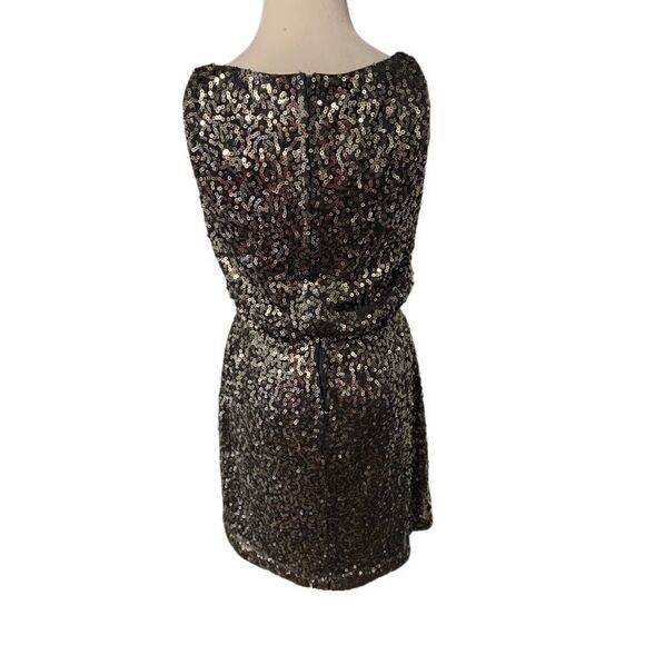 Lauren Conrad Gray Sequin Sleeveless Dress Sz 8 - Picture 2 of 5